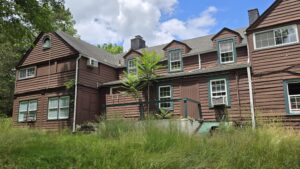 Lord Stirling School Redevelopment - Red & Green Condemned Building